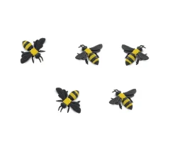 Figurine mini mini bourdon jaune et noir 8 x 35 x 30 mm