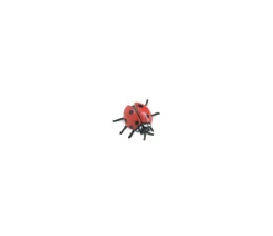 Figurine mini mini coccinelle rouge 25 x 25 x 10 mm
