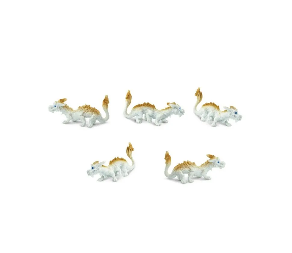 Figurine mini mini dragon CHANCE beige 3,8 cm