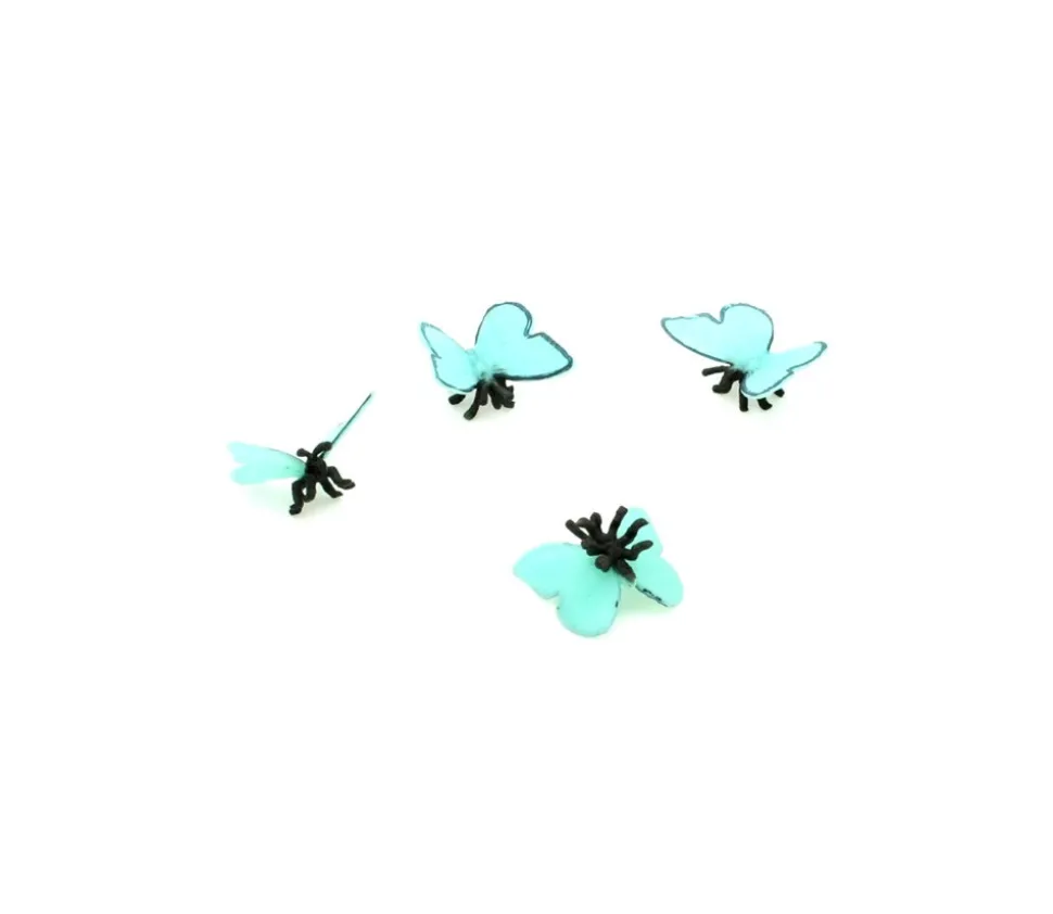 Figurine mini mini papillon jaune 25 x 5 x 17 mm