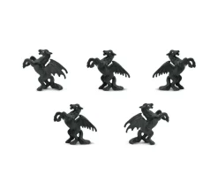 Figurine mini mini pégase noir 30 x 25 x 10 mm