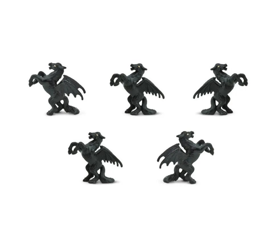 Figurine mini mini pégase noir 30 x 25 x 10 mm