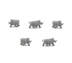 Figurine mini mini rhinocéros 30 x 15 x 10 mm