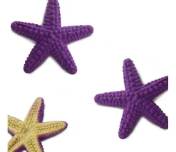 Figurine mini mini étoile de mer violette 25 mm