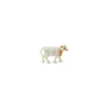 Figurine mini mini vache blanche style charolaise 15 x 10 x 28 mm