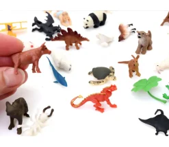 Figurine mini mini vache marron 15 x 10 x 28 mm