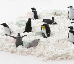 Figurines Pingouins 6 cm - 10 animaux dans un tube