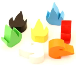 Flamme feu 25 x 20 x 10 mm