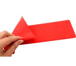 Flèche marquage au sol 34.5 x 16 cm rouge à l'unité