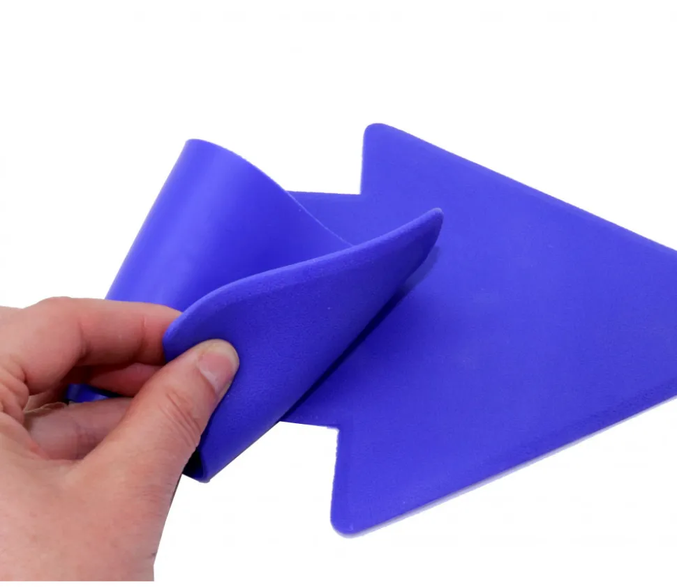 Flèche marquage au sol 34.7 x 15 cm bleu à l'unité