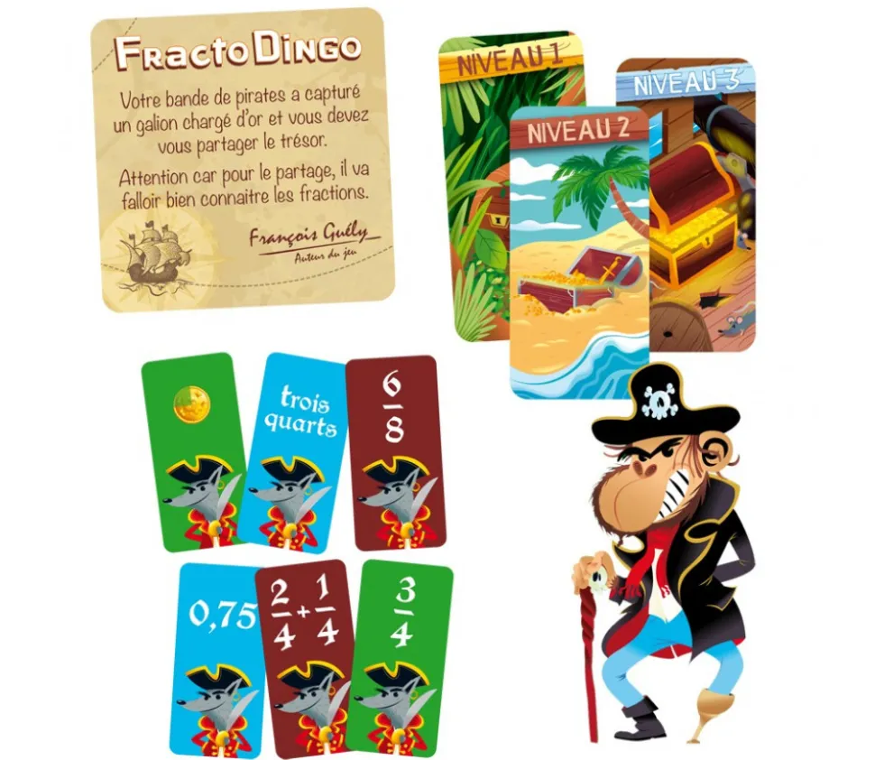 Fractodingo - jeu sur les fractions (CE2 au CM2)