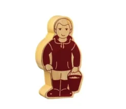 Garçon en bois 100 x 56 x 25 mm personnage jeu