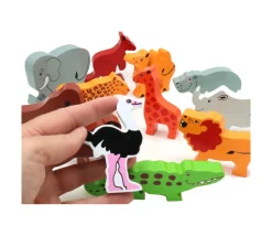 Girafe en bois 80 x 54 x 15 mm