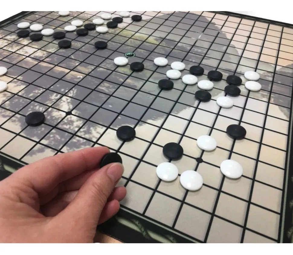 Goban Tapis jeu de Go 50 cm souple 19 x 19