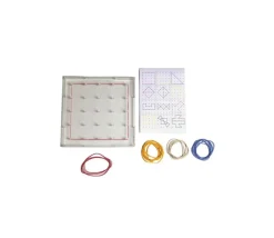 Géoboard transparent à l'unité replastic