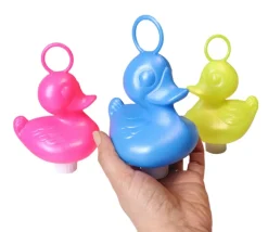 Grand Canard 15 cm rose pour jeu de pêche bec fermé - à l'unité