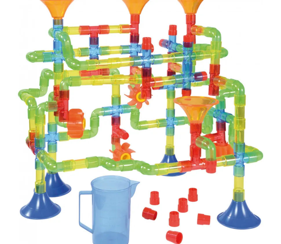 Grand circuit des liquides 151 pièces kit labo de sciences