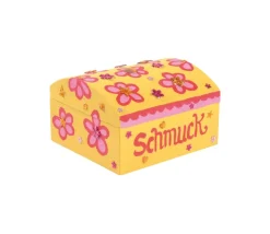 Grand Coffre 21x19x13 cm + 30 minis coffres trésor carton