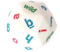 Grand Dé 26 lettres de l' alphabet (30 faces)