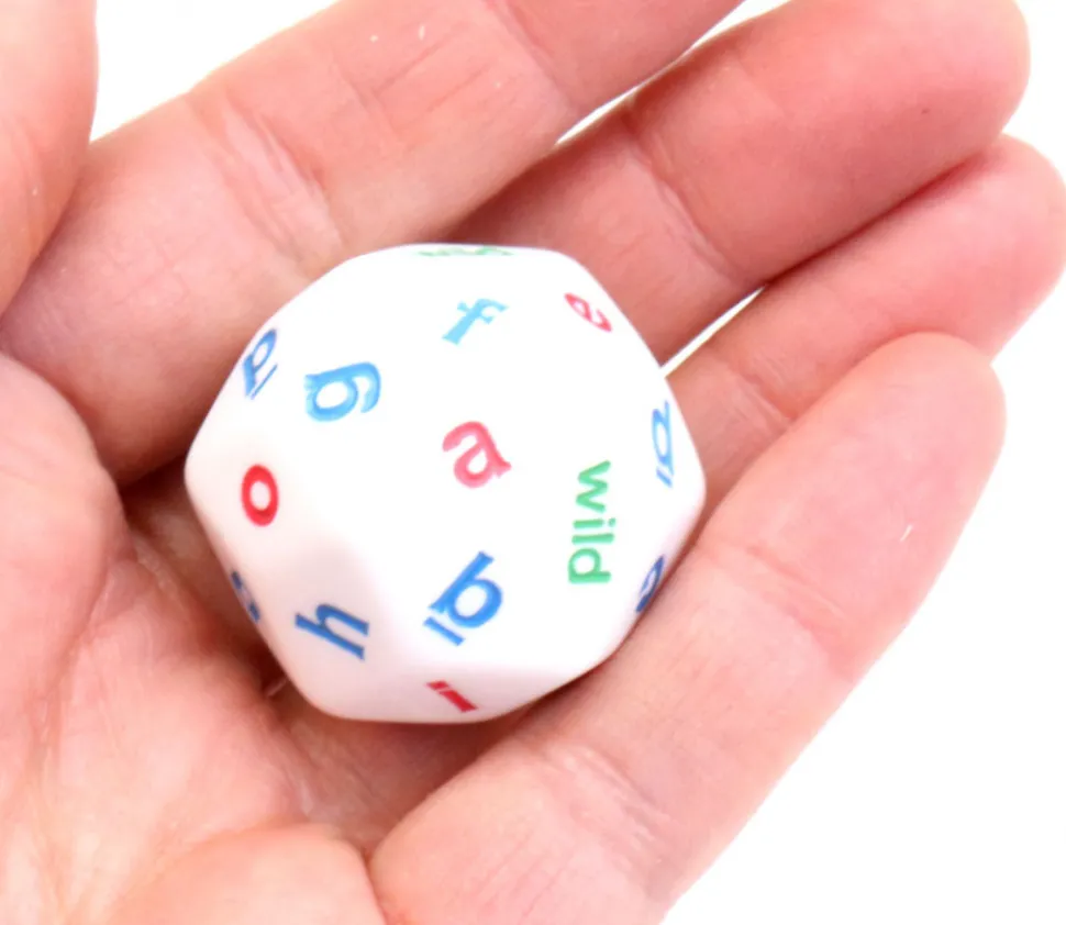 Grand Dé 26 lettres de l' alphabet (30 faces)