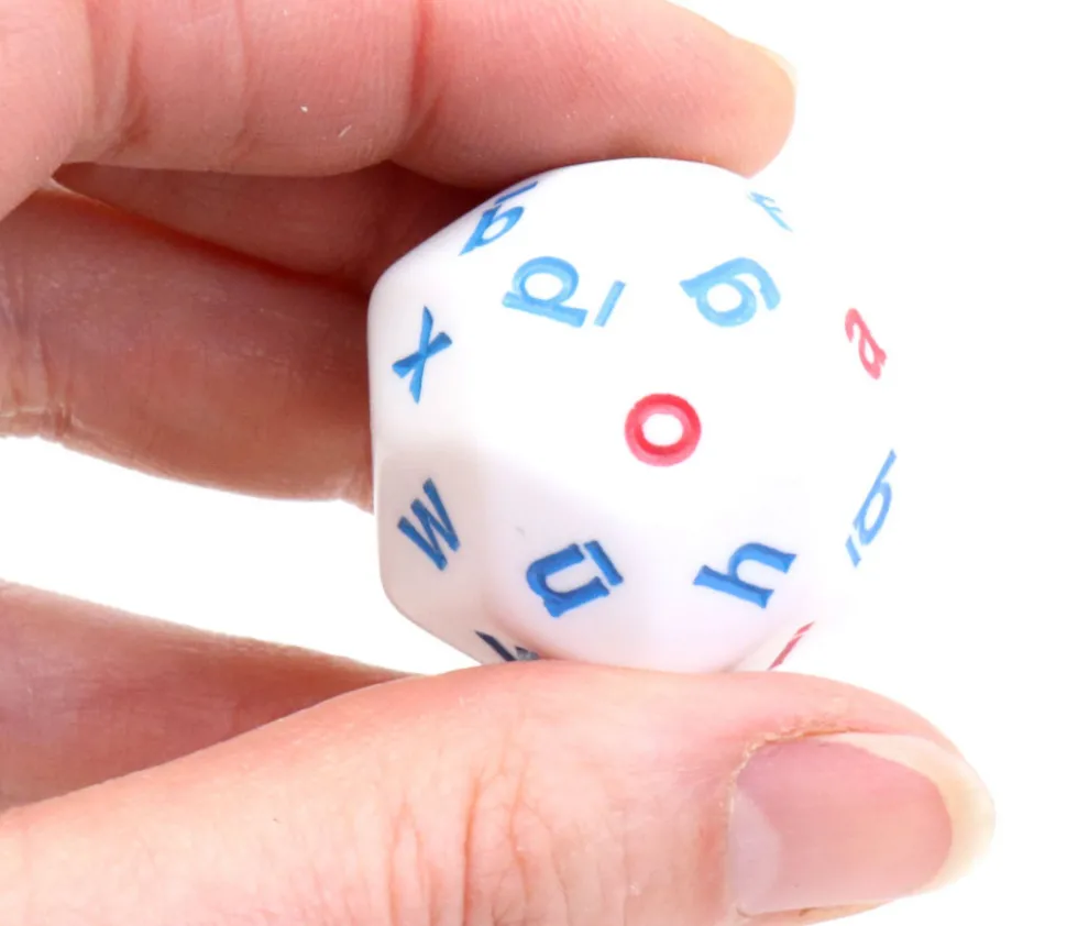 Grand Dé 26 lettres de l' alphabet (30 faces)