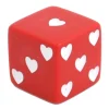 Grand Dé coeur rouge 25 mm