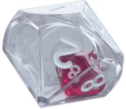 Grand dé double 10 faces avec 1 dé 10 faces à l'intérieur