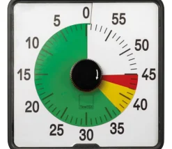 Grand Minuteur décompteur cadran tricolore 20 cm