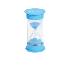Grand sablier 2 minutes - BLEU - 12 cm de haut super lisible GM