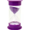 Grand sablier 10 minutes très lisible - VIOLET - 12 cm GM