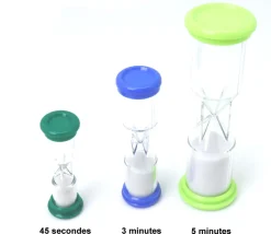 Grand sablier de jeu 5 minutes - VERT CLAIR - 13.2 cm GM