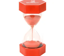 Grand sablier super lisible 2 minutes - ROUGE - 16 cm MAXI