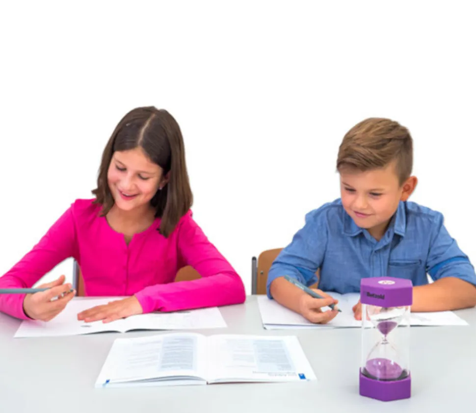 Grand sablier super lisible 30 secondes - ROUGE - 16 cm MAXI