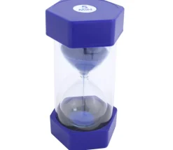 Grand sablier super lisible 5 minutes - BLEU - 16 cm MAXI
