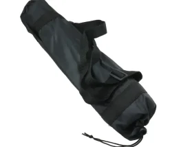 Grand sac rangement long de 46 à 65 cm - Pochette noire avec anse de transport