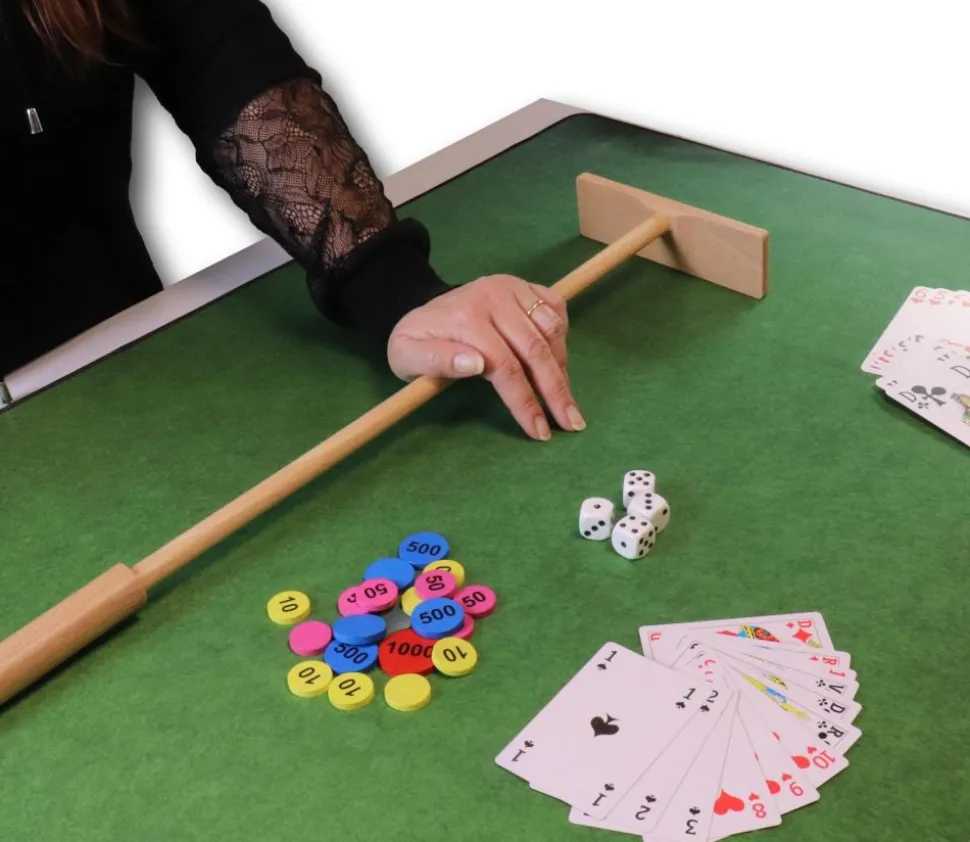 Grand Tapis de jeu 100 x 60 cm Poker