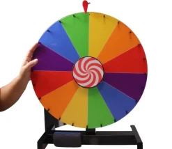 Grande Roue effaçable 45 cm colorée pour jeux de loterie