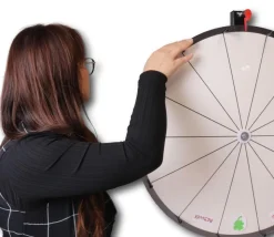 Grande Roue neutre 60 cm jeux loterie personnalisable