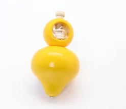 Grosse toupie bois 10 cm avec lanceur ficelle