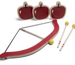 Guillaume Tell : Tir à l'arc bois sécurité et pommes en bois