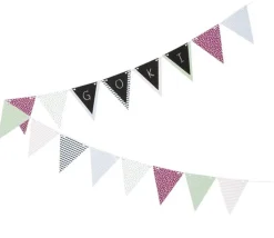 Guirlande fanions à personnaliser - drapeaux