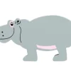 Hippopotame en bois 50 x 90 x 15 mm