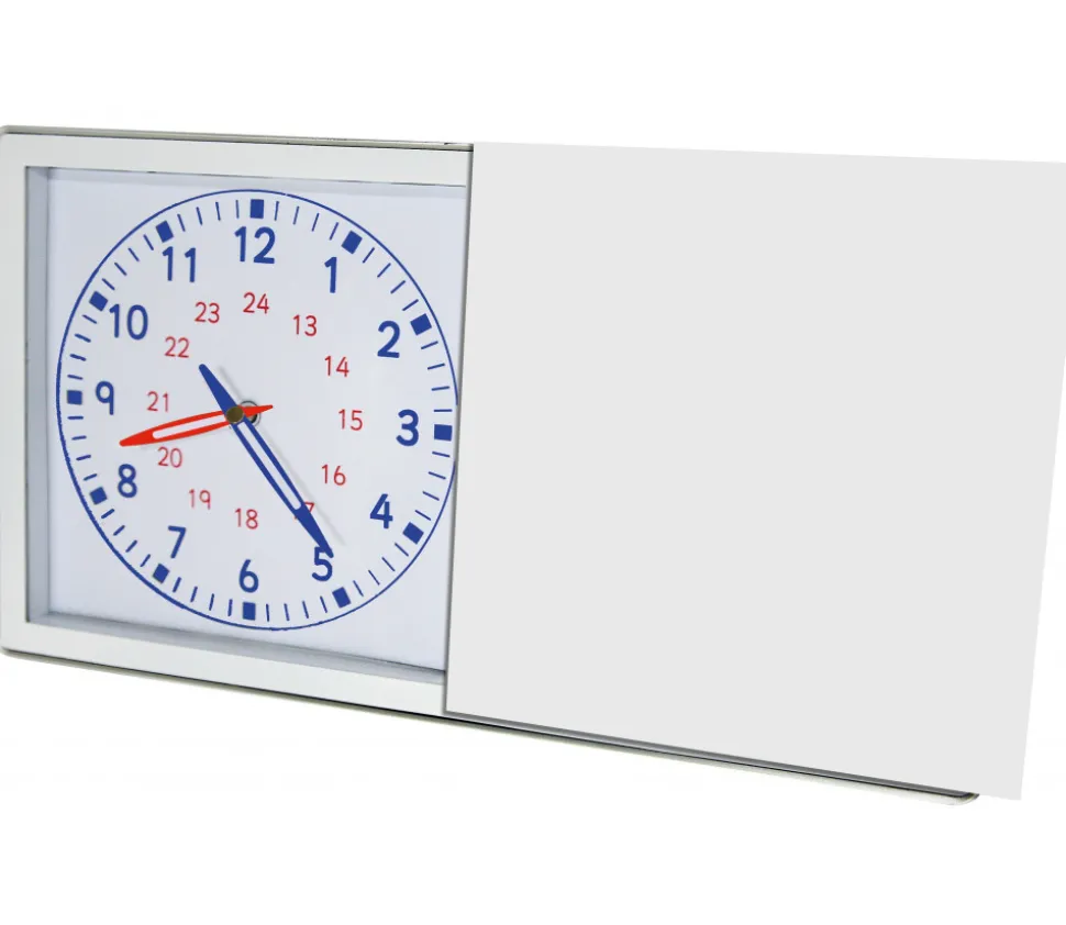 Horloge éducative : heure analogique et digitale