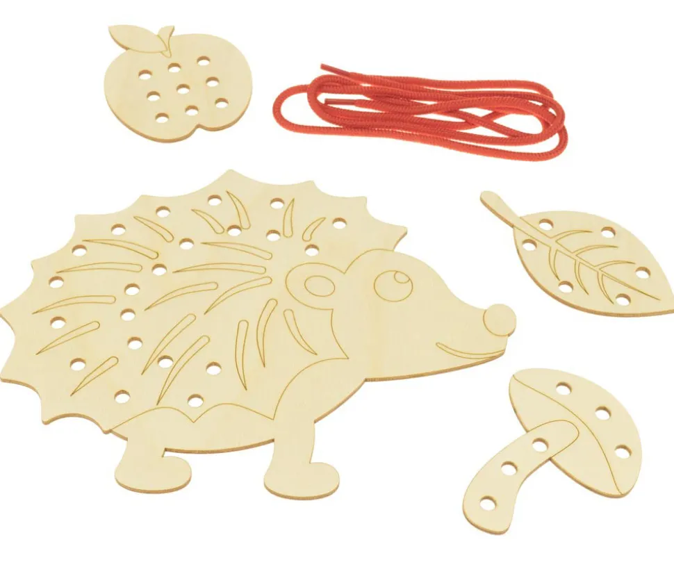 Hérisson de laçage 24 cm et accessoires d'automne