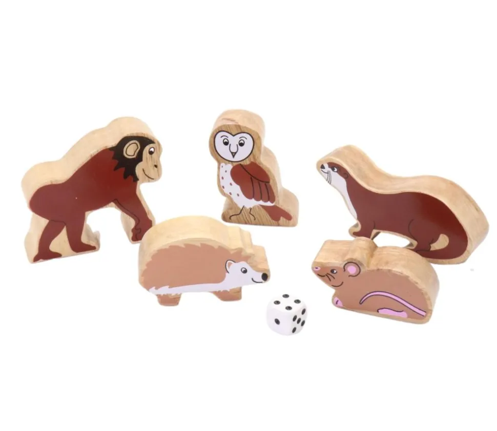 Hérisson en bois 7.1 x 4.2 x 2.5 cm