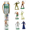 Héros et monstres : 6 figurines de jeu environ 6 cm