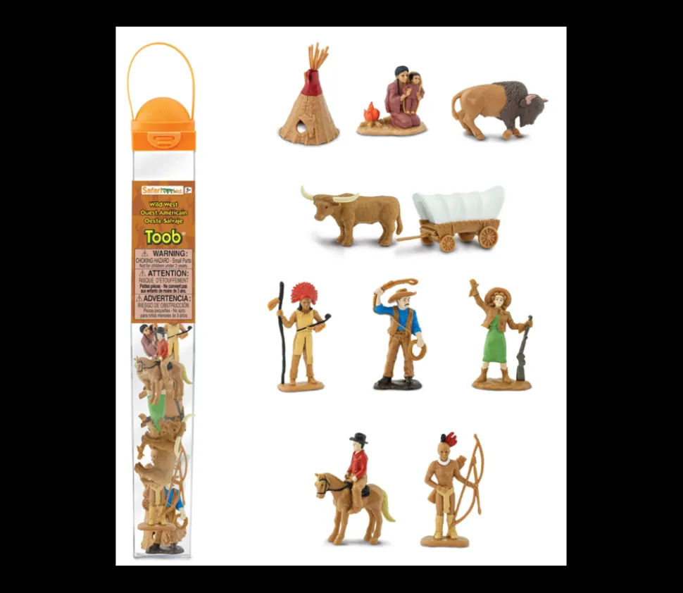 Indiens et cow-boys : 11 figurines de jeu