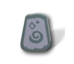 Jeton de jeu pierre runique en bois - 16 x 13 x 5 mm