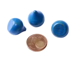 Jeton goutte d'eau bleu clair 14 x 15 mm