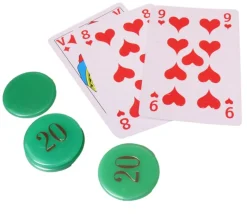 Jeton numéroté nacré 32 mm numéro 20